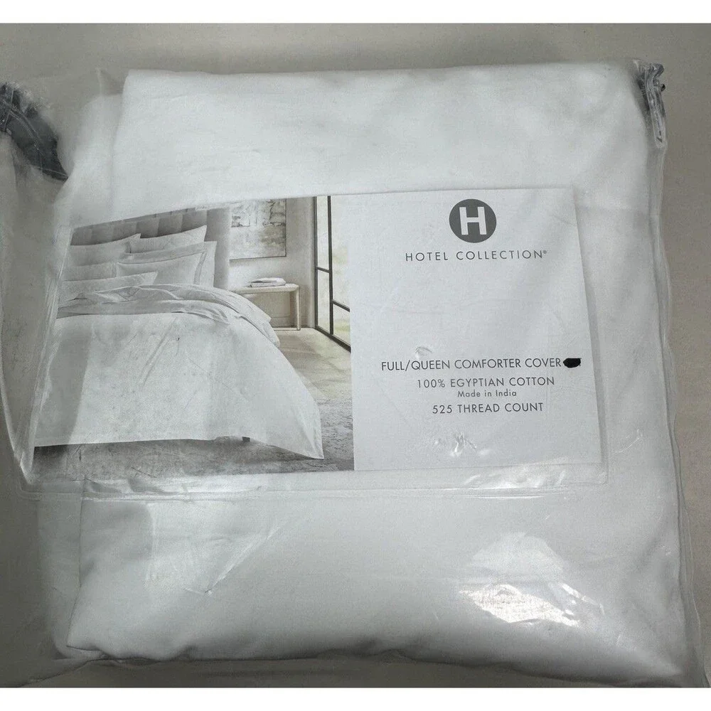 Hotel Collection 100% Egyptian Cotton 525TC Full/Queen Comforter Cover